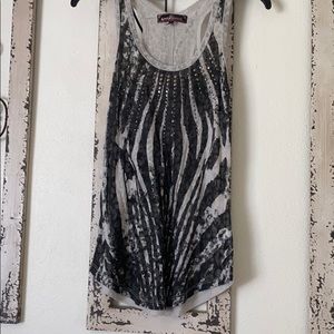 Animal print tank